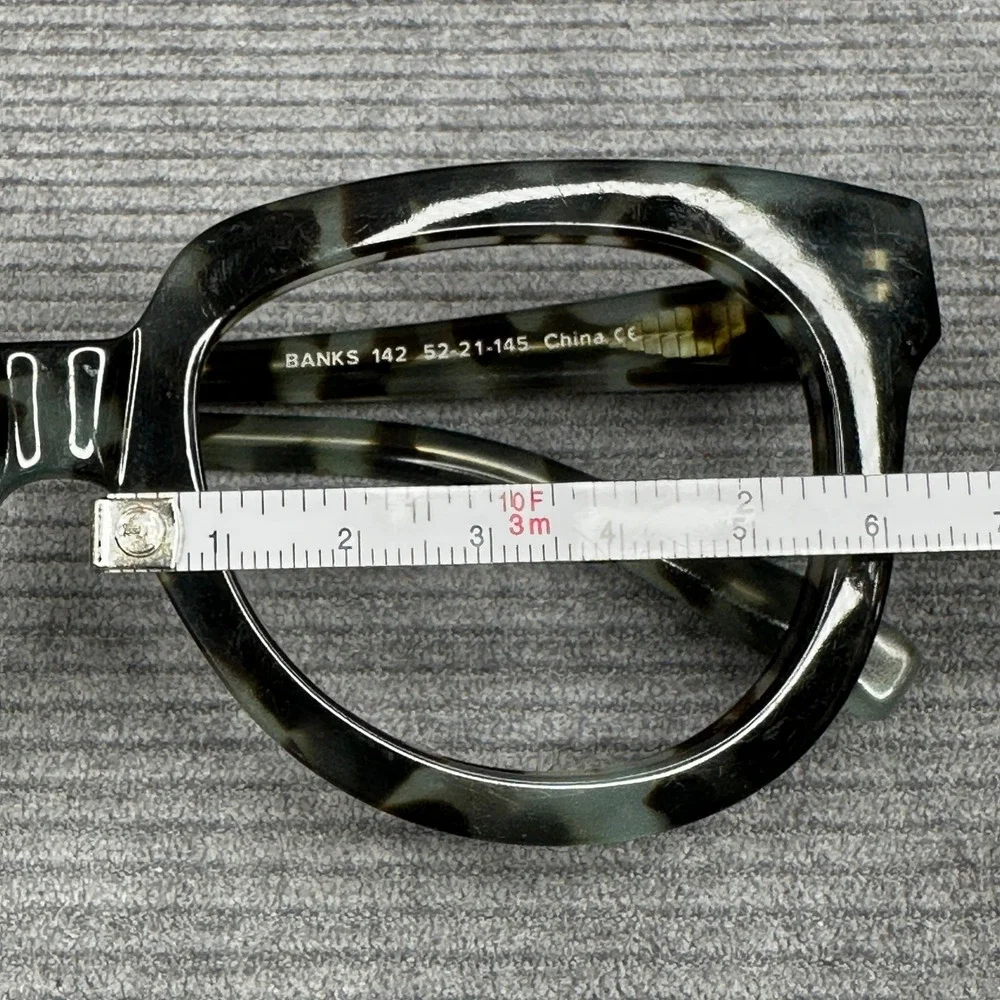 Warby Parker Banks 142 Eyeglasses Frames Sea Glass Tortoise Cat‎ Eye 52-21-145